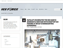 Tablet Screenshot of blog.iceforce.com